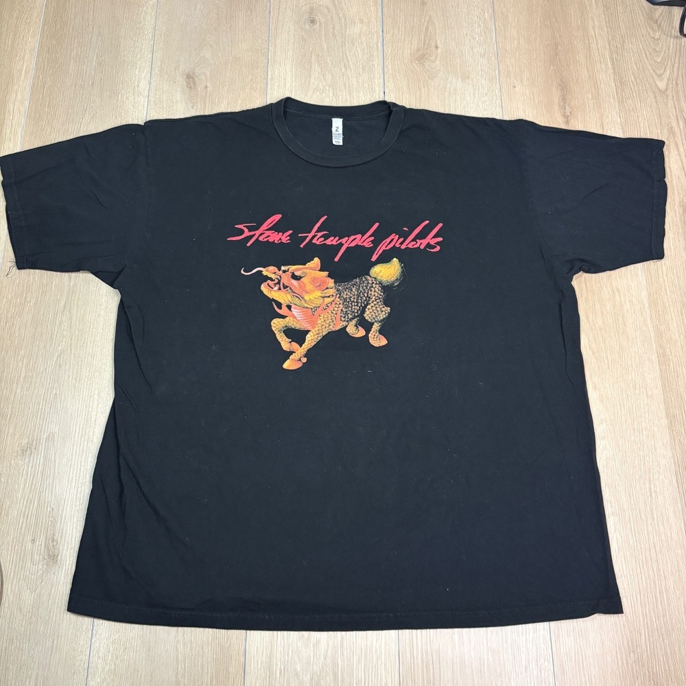 Stone Temple Pilots The Jubilee Tour 2024 Black Graphic T-Shirt Men 3XL Official